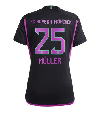 Bayern Munich Thomas Muller #25 Udebanetrøje Dame 2023-24 Kort ærmer